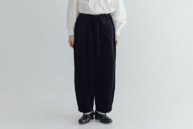 予約 G1021 AIR CORDUROY CHARLIE PANTS  black 10月初〜10月中 1