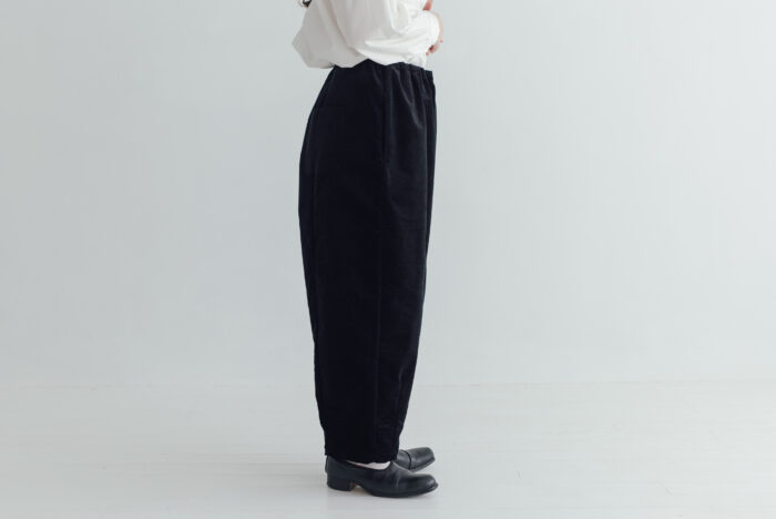 予約 G1021 AIR CORDUROY CHARLIE PANTS  black 10月初〜10月中 2