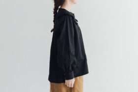 予約 R262 FRILLY COLLAR BLOUSE black 11月中〜11月末 2