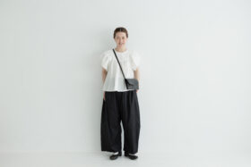 ケープスリーブブラウス off white 5