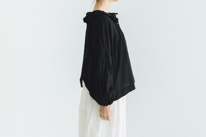 予約 G1045 ANTIQUE PIERROT COLLAR BLOUSE black 3月中〜3月末 2