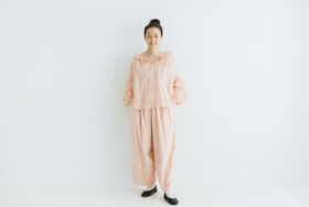 予約 G1036 ANTIQUE LACE NOUVEAU PANTS dusty pink 3月初〜3月中 6