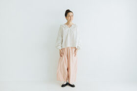 予約 G1036 ANTIQUE LACE NOUVEAU PANTS dusty pink 3月初〜3月中 5