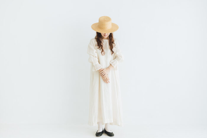 予約 G1022 ANTIQUE LACE SLEEVE ATELIER ONE PIECE royal white 2月初〜2月中 5