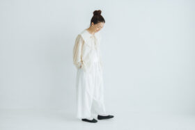 予約 R300 SHEER HAORI BLOUSE  ecru 4月末〜5月初 6