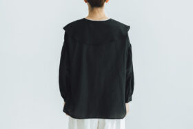 予約 R300 SHEER HAORI BLOUSE noir 4月末〜5月初 3