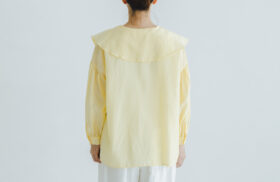 予約 R300 SHEER HAORI BLOUSE  canary yellow  4月末〜5月初 3