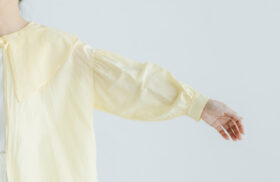 予約 R300 SHEER HAORI BLOUSE  canary yellow  4月末〜5月初 4