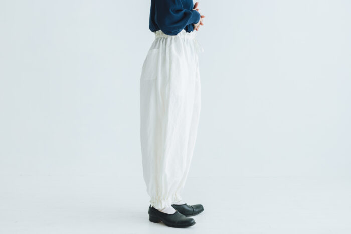 予約 R280 ANKLE TIED PANTS white  2月中〜2月末 2