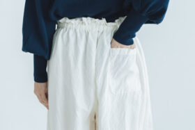 予約 R280 ANKLE TIED PANTS white  2月中〜2月末 4