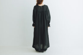 予約 G1022 ANTIQUE LACE SLEEVE ATELIER ONE PIECE noir 2月初〜2月中 3