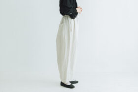 予約 G1046 NATURAL DRY CHARLIE PANTS kinari 3月末〜4月初 2