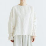 予約 G1024 ANTIQUE LACE SLEEVE ATELIER BLOUSE royal white 2月初〜2月中