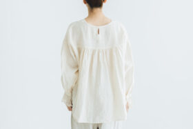 予約 G1024 ANTIQUE LACE SLEEVE ATELIER BLOUSE royal white 2月初〜2月中 3