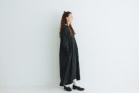 予約 G1022 ANTIQUE LACE SLEEVE ATELIER ONE PIECE noir 2月初〜2月中 6