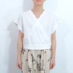 No.7482 SCALLOPED CACHECOEUR BLOUSE  5-7月