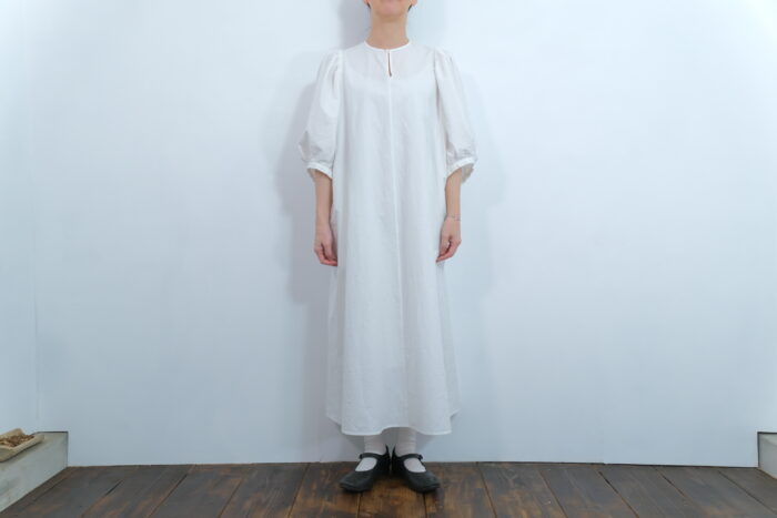 No.7485 BIG BALLOON SLEEVE DRESS  5-7月 1