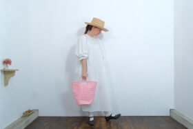 No.7485 BIG BALLOON SLEEVE DRESS  5-7月 5