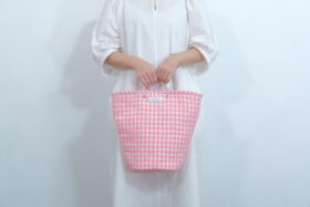 No.7506 LINEN GINGHAM CHECK BUCKET  5-7月 4