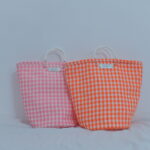 No.7506 LINEN GINGHAM CHECK BUCKET  5-7月