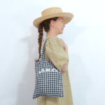 No.7618 GINGHAM CHECK TOTE BAG  8-10月