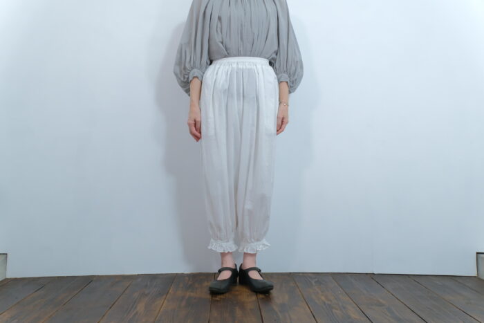 No.7516 GARMENT DYE LAWN PETTICOAT PANTS  8-10月 1