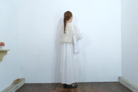 No.7521 GARMENT DYE LAWN SHIRRING VEST  8-10月 4