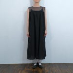 No.7534 SHADING CHECK NO SLEEVE DRESS  8-10月