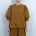 No.7578 G.D T BIG BALLOON SLEEVE BLOUSE  8-10月