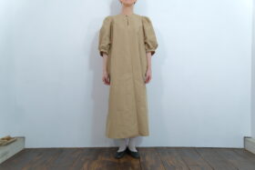 No.7666 C/PE.T BIG BALLOON SLEEVE DRESS 8-10月 1