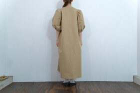 No.7666 C/PE.T BIG BALLOON SLEEVE DRESS 8-10月 3