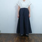 No.7665 C/PE.T TUCK LONG SKIRT 8-10月