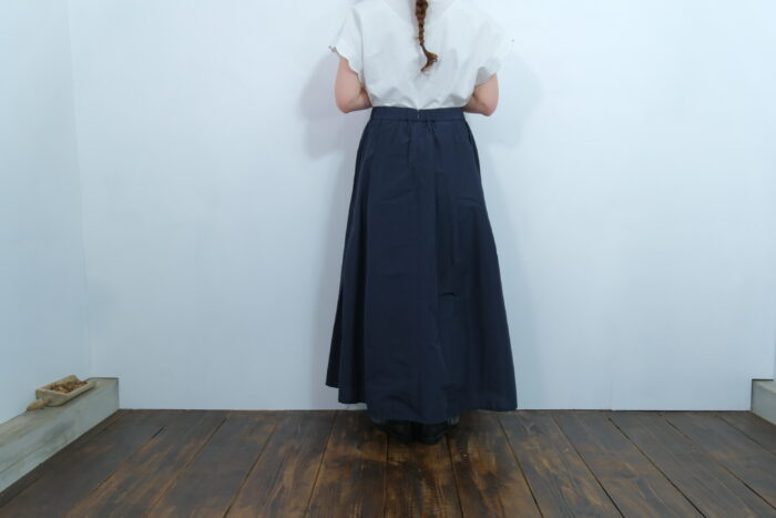 No.7665 C/PE.T TUCK LONG SKIRT 8-10月 3