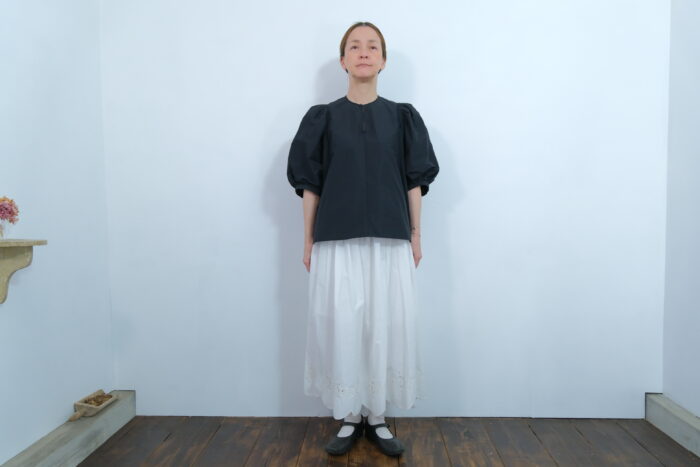 No.7667 C/PE.T BIG BALLOON SLEEVE BLOUSE 8-10月 1