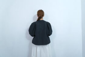 No.7667 C/PE.T BIG BALLOON SLEEVE BLOUSE 8-10月 3