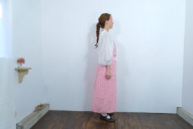 No.7510 LINEN GINGHAM CHECK APRON  5-7月 2