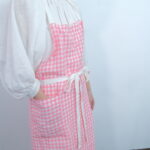 No.7510 LINEN GINGHAM CHECK APRON  5-7月