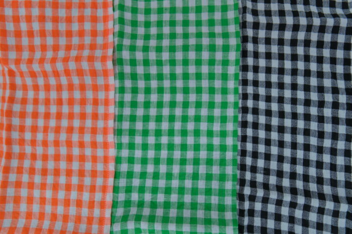 No.7510 LINEN GINGHAM CHECK APRON  5-7月 5