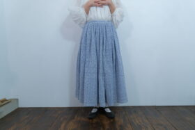 No.7445 TRELLIS C.S GATHER SKIRT  5-7月 1