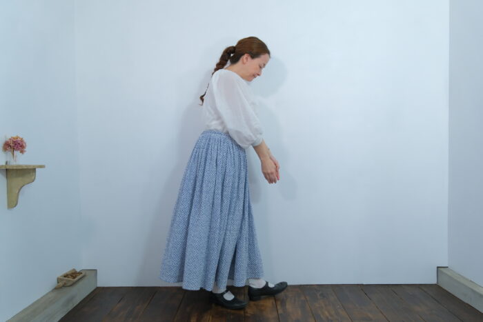 No.7445 TRELLIS C.S GATHER SKIRT  5-7月 6