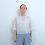 No.7454 C.O FLOWER ＆ BASKET PATTERN BLOUSE  5-7月