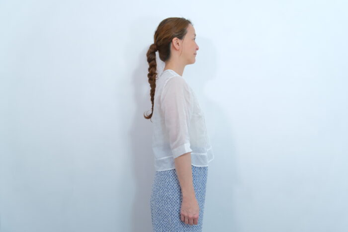 No.7454 C.O FLOWER ＆ BASKET PATTERN BLOUSE  5-7月 2