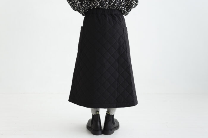 QUILTING SKIRT black 3