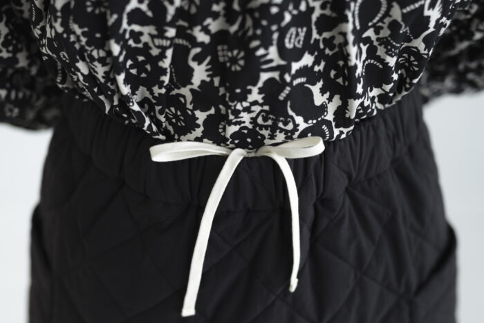 QUILTING SKIRT black 5